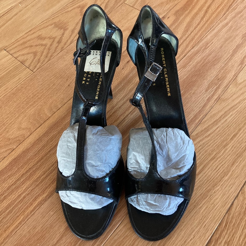 Robert Clergerie Black Patent Shoes
